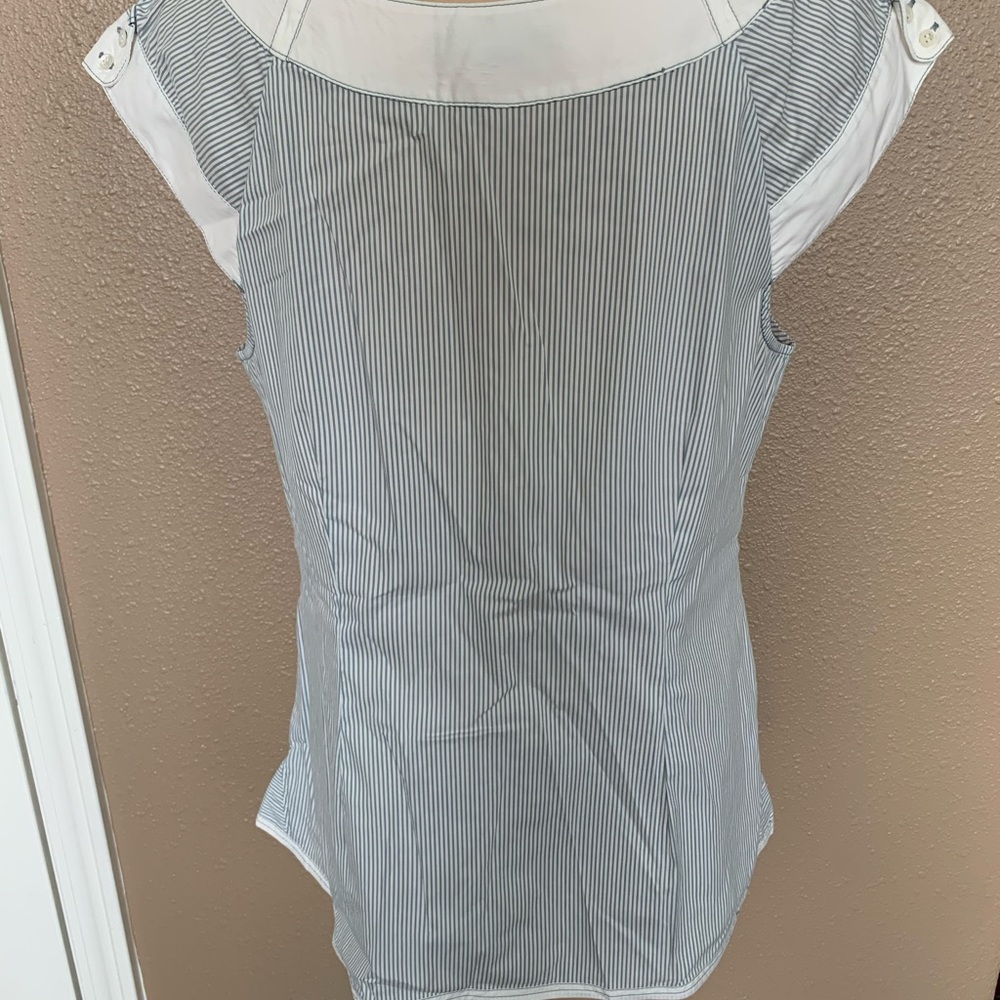 Bcbg Maxazria Blouse Button Down Front Medium - image 2